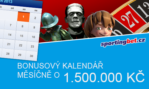 Tento měsíc bonusy v hodnotě 1.500.000 Kč! Tento měsíc bonusy v hodnotě 1.500.000 Kč!