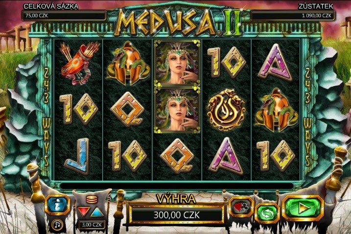 Neuvěřitelná trefa na automatu Medusa II Výherce MEDUSA 2