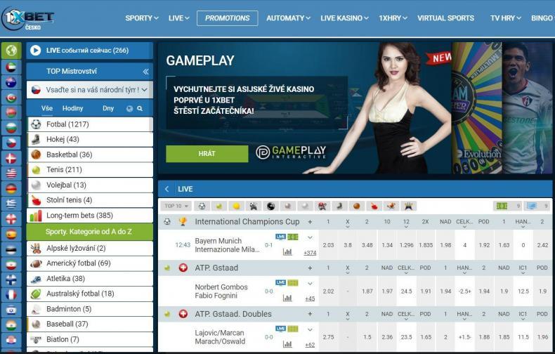 Ministerstvo financí vydalo pokyn k zablokování prvního nelegálního hazardního webu 1xbet casino