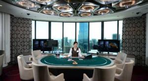 VIP pokerová herna v Crown Casino v Austrálii