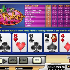 Úspěšná strategie pro video poker