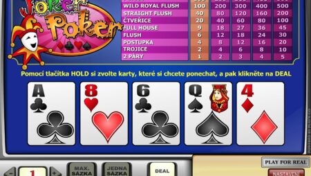 Úspěšná strategie pro video poker