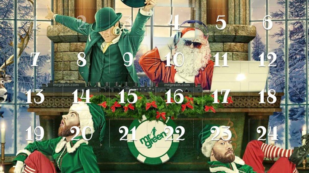 Úžasný Mr Green adventní kalendář v hodnotě 8 750 000 Kč