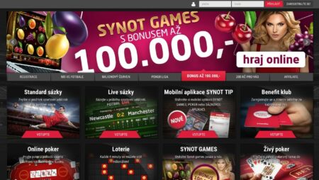 Nové automaty v casinu SYNOTtip