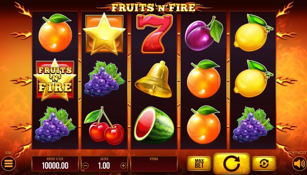 TOP 5 ovocných výherních automatů v Synot Tip casinu