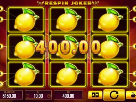 500 FREE SPINů na automatu Respin Joker od Synot Games