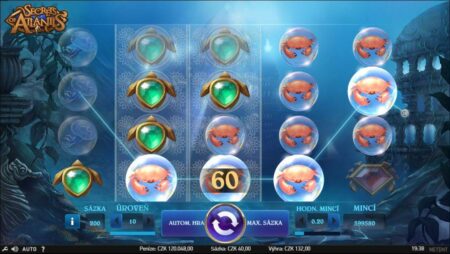 Borec z Tipsportu vyhrál půl mega na automatu Secrets of Atlantis
