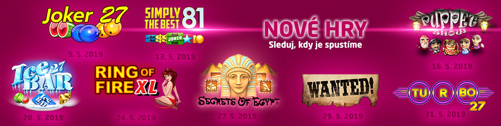 Kajot automaty plní SYNOT TIP casino