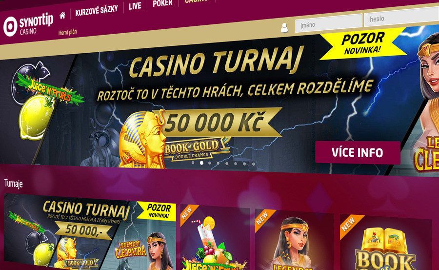 Synottip jako další české casino přichází s turnaji!
