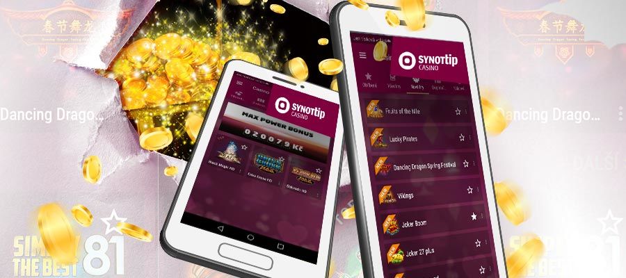 SYNOT TIP lepší appka na ONLINE CASINO