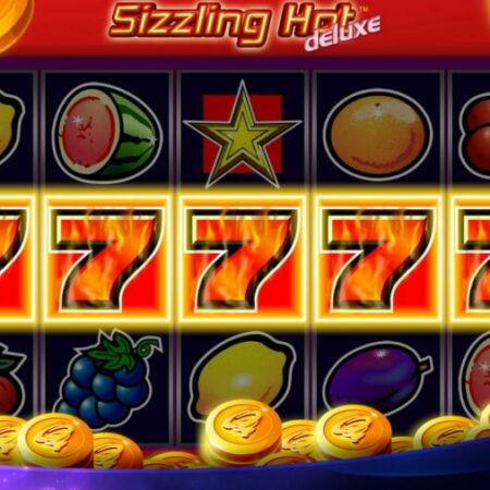 Automat Sizzling Hot Deluxe vydal maximální výhru na jeden spin a to 500 000 Kč