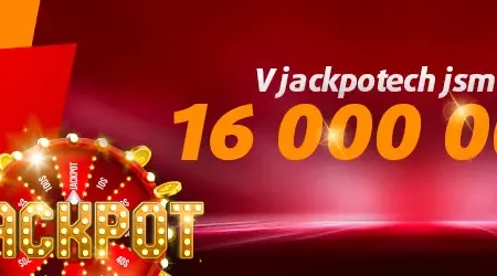 16 mega rozdalo casino Tipsport na lednových jackpotech