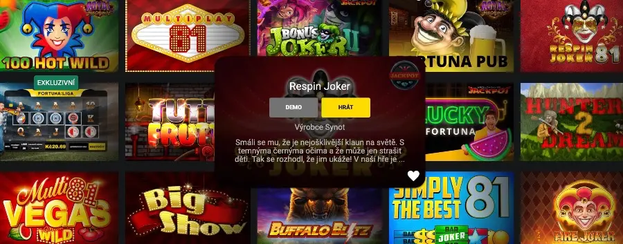 Online casino bez vkladu – Fortuna 