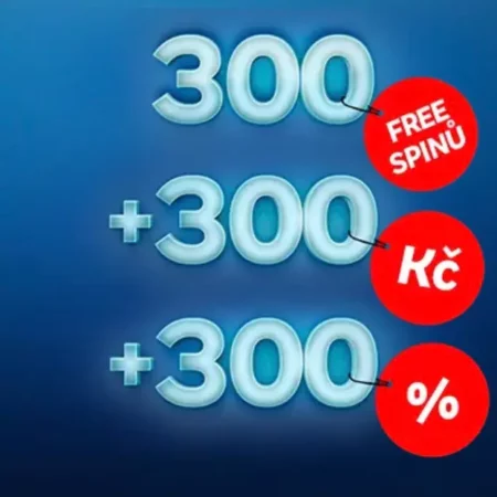 MerkurXtip rozdává 300 Kč + 300 free spinů + 300% bonus