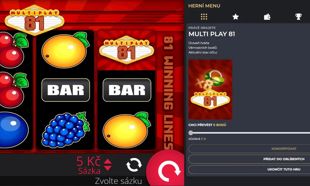 Průlom ve způsobu registrace a inovace in-game menu v Casino Grandwin