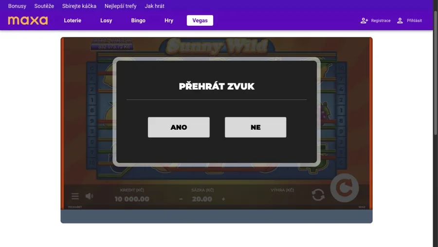 Spuštěný automat Sunny Wild pro zábavu v Maxa Vegas